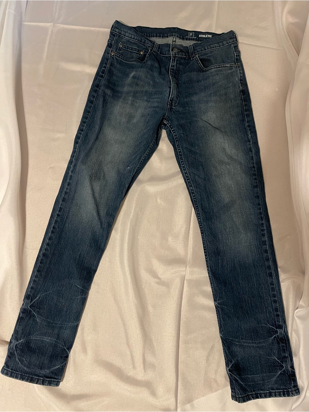 George Slim Fit Jeans in Dark Blue Wash